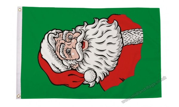 Santa Face Flag